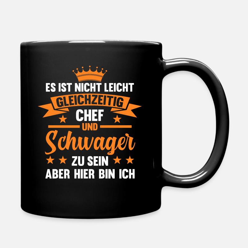 Chef Schwager - Tasse einfarbig - Schwarz