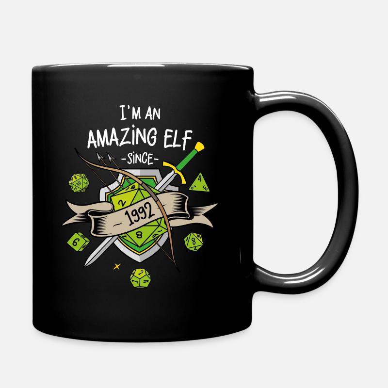 I'm an amazing elf since 1992 - Mug uni - noir