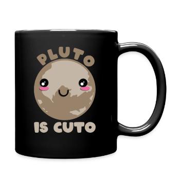 Pluton is Cuto - Planète Pluton Espace Mignon - Mug uni - noir - Droite
