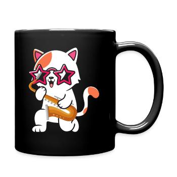 Saxophone Jazz - Mug uni - noir - Droite