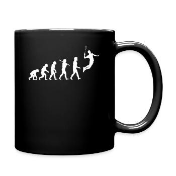 Badminton - Full Colour Mug - black - Right