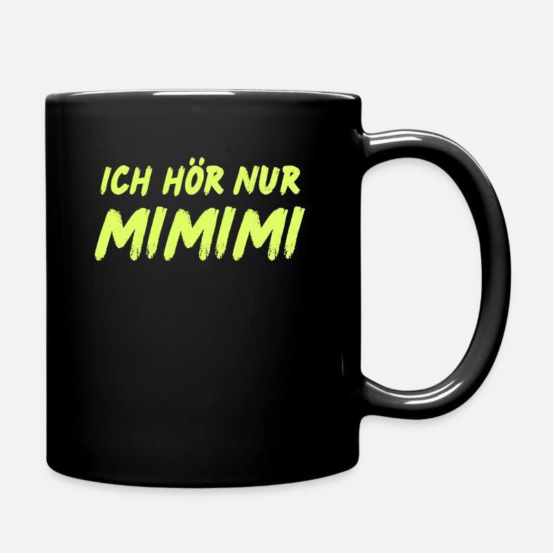 Mimimi - Tasse einfarbig - Schwarz
