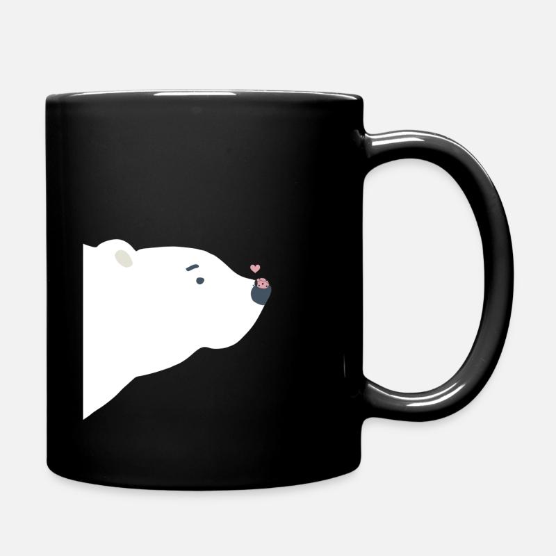 Eisbär - Tasse einfarbig - Schwarz