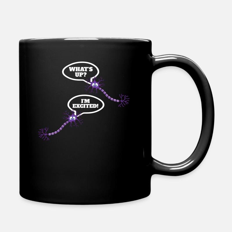 Neuroscience Neuron Neurologist Joke - Tasse einfarbig - Schwarz