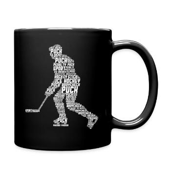 Hockey sur glace Hockey sur glace Hommes Enfants - Mug uni - noir - Droite