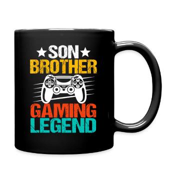 Gaming Son Brother Gaming Legend - Mug uni - noir - Droite