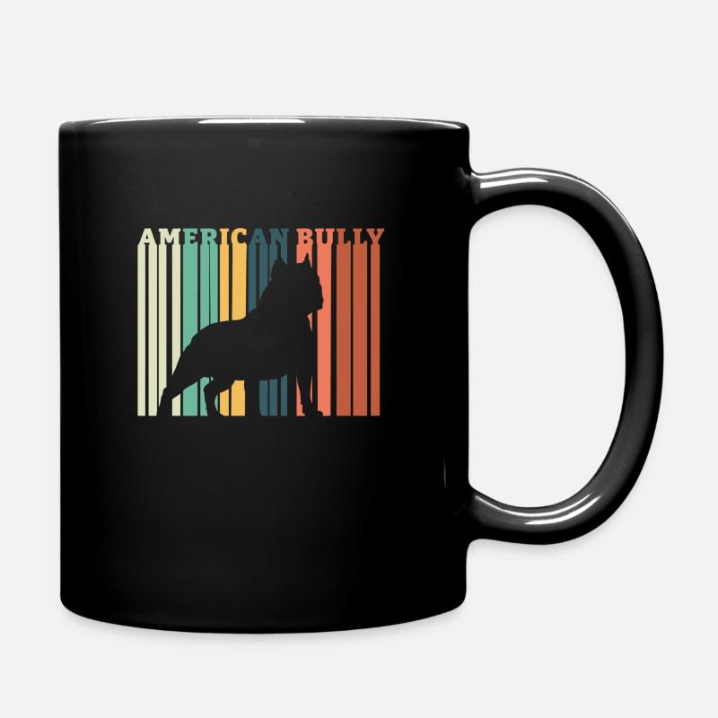 American Bully Pitbull Bulldog Gift - Full Colour Mug - black