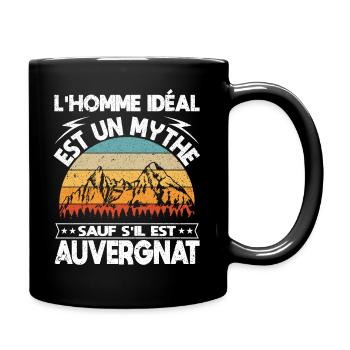 Auvergnat Auvergne - Mug uni - noir - Droite