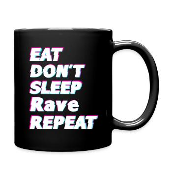 Raver Gift Idea - Full Colour Mug - black - Right