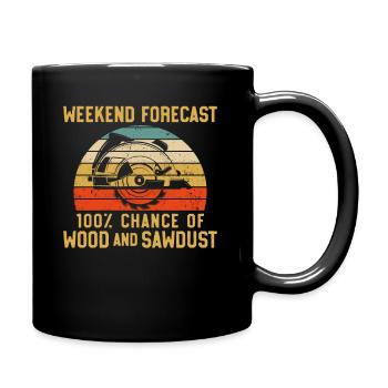 Menuisier Outils de menuiserie Vintage - Mug uni - noir - Droite