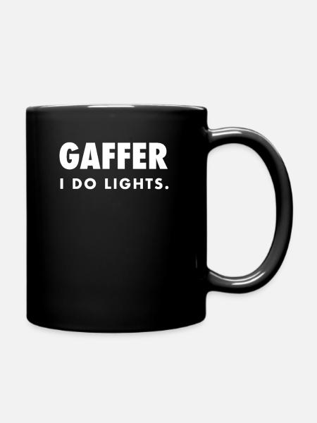 Film Video Gaffer Lichttechniker Beleuchter - Tasse einfarbig - Schwarz