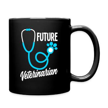 Funny Veterinary Veterinarian Veterinarian Gift - Full Colour Mug - black - Right