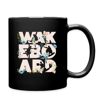WAKEBOARD Wakeboarding Wakeboarder - Mug uni - noir - Droite