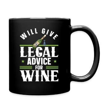 Lawyer Lawyer Law Justice Gift - Full Colour Mug - black - Right