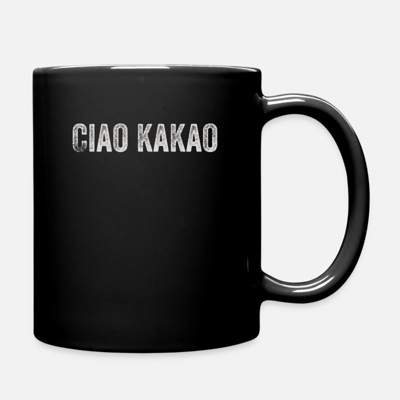 Ciao Kakao - Tasse einfarbig - Schwarz