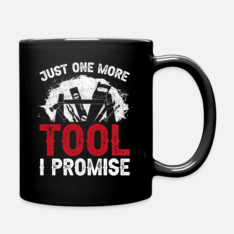 Menuisier Outils de menuiserie Vintage - Mug uni - noir