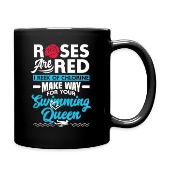 Artistic Swimming Synchronized Swimming Funny - Tasse einfarbig - Schwarz - Rechts