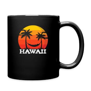 Hawaii Holiday Palm Sun Souvenirs Plage Hawaii - Mug uni - noir - Droite