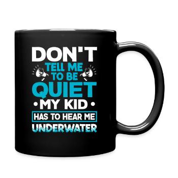 Artistic Synchronized Swimming Funny Swimming - Tasse einfarbig - Schwarz - Rechts