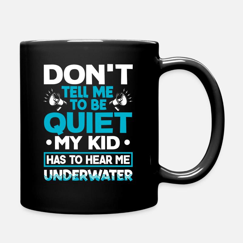 Artistic Synchronized Swimming Funny Swimming - Tasse einfarbig - Schwarz