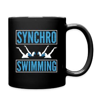 Natation artistique Natation synchronisée pour un - Mug uni - noir - Droite