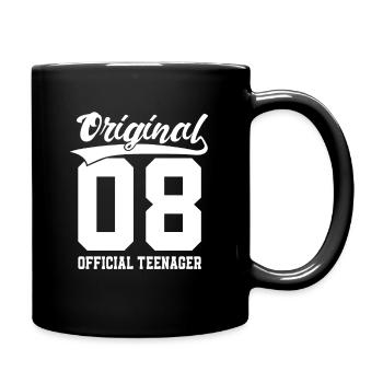 Année de naissance 2008 Anniversaire Adolescent officiel - Mug uni - noir - Droite