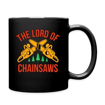 Tronçonneuse Arboriste Lumberjack Cadeau - Mug uni - noir - Droite