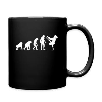 Breakdance BBoy BGirl Streetdance Breakdance - Tasse einfarbig - Schwarz - Rechts