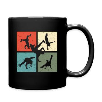 Breakdance BBoy BGirl Streetdance Breakdance - Tasse einfarbig - Schwarz - Rechts