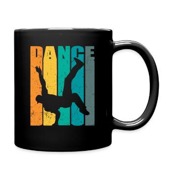 Breakdance BBoy BGirl Streetdance Breakdance - Tasse einfarbig - Schwarz - Rechts