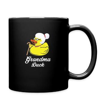 Grandma Duck Grandma Duck Grandmother - Full Colour Mug - black - Right