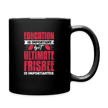 Frisbee ultime - Mug uni - noir - Droite