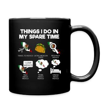 Mexico - Full Colour Mug - black - Right