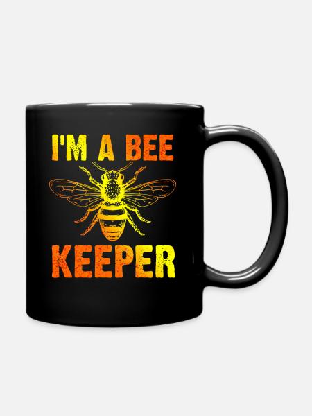 Beekeeper Beekeeper Beekeeper - Full Colour Mug - black