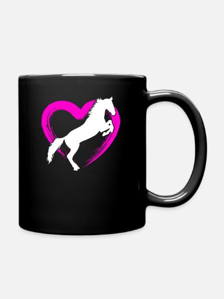 Cheval Cheval Amour - Mug uni - noir