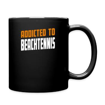 Accro au Beach Tennis Beach Tennis Présent - Mug uni - noir - Droite