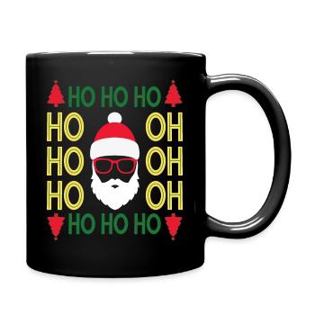 HoHoHo Rasta Père Noël - Mug uni - noir - Droite