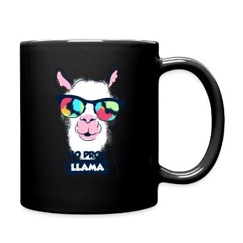 Lama - Full Colour Mug - black - Right