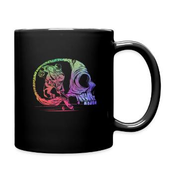Hockey sur glace Hockey sur glace Skull Hockey sur glace - Mug uni - noir - Droite