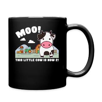 Ferme 2ème anniversaire 2 Ferme anniversaire - Mug uni - noir - Droite