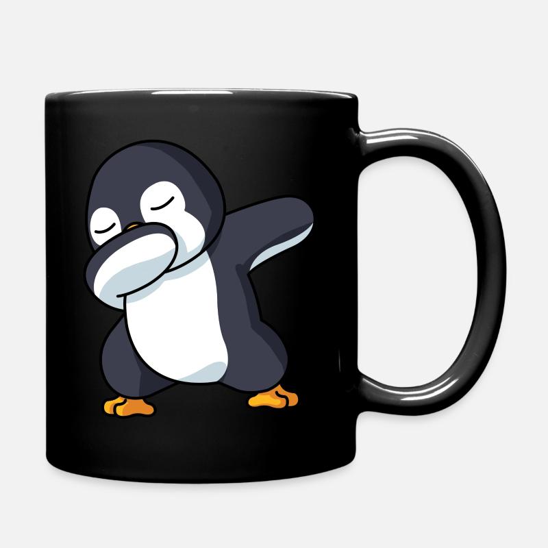Dabbing Pinguin Pinguin Dab Pinguin Kostüm Jungen - Tasse einfarbig - Schwarz