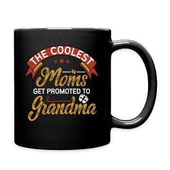 The Coolest Moms Get Promoted To Grandma - Mug uni - noir - Droite