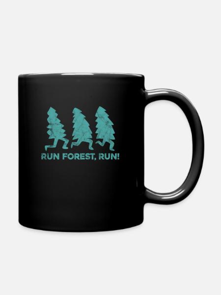 Forêt - Mug uni - noir