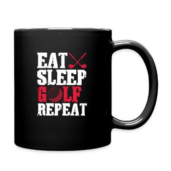 Golf Golfer Golf Club Golf Ball Cadeau - Mug uni - noir - Droite