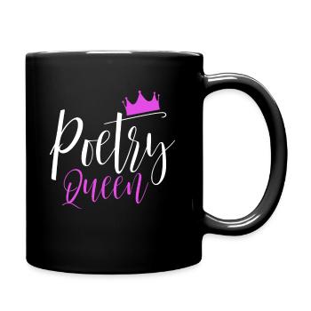 Poésie Reine Cadeau Poète Poésie Slam - Mug uni - noir - Droite