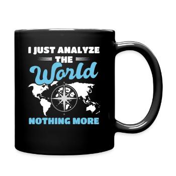 Map Map Plan Cartography - Full Colour Mug - black - Right