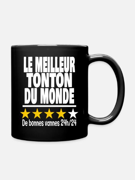 le meilleur tonton du monde - Mug uni - noir