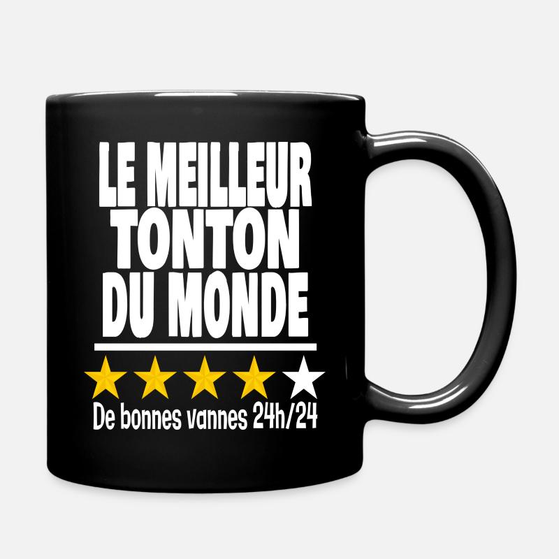 le meilleur tonton du monde - Mug uni - noir