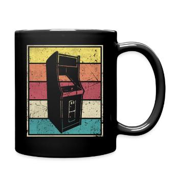 Arcade-Maschine - Tasse einfarbig - Schwarz - Rechts