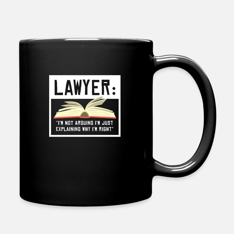Faculté de droit Lawyer In Progress - Mug uni - noir